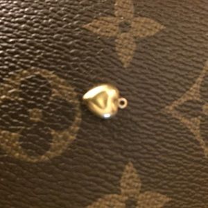 SOLID 24K YELLOW GOLD-HEART CHARM